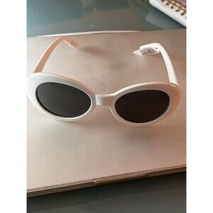 White 1960s Vibe Sunglasses Chic And Stylish By Claire
